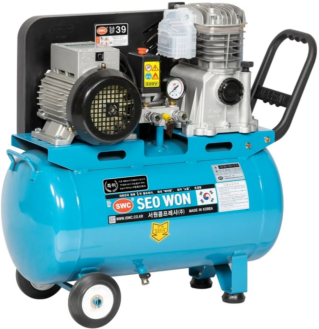 서원 휴대용 콤프레샤 SF39-25-3.5 SF39-40-3.5 3.5마력 SF39-3.5 서원콤프레샤 휴대용콤프레샤 이동용콤프레샤, 1개 - 쿠팡