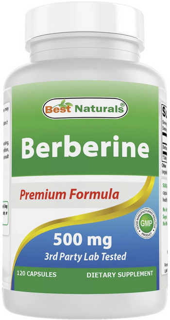베스트네츄럴스 베르베린 500mg 캡슐, 120정, 1개