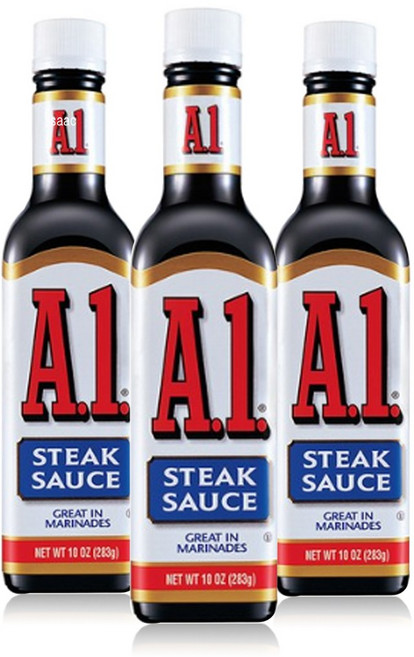 에이원 오리지널 스테이크 소스, 283g, 3개