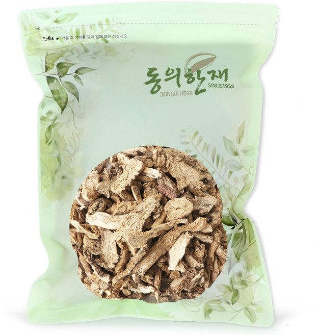 동의한재 슬라이스 중국산 딱주 제니 잔대 뿌리, 300g, 1개