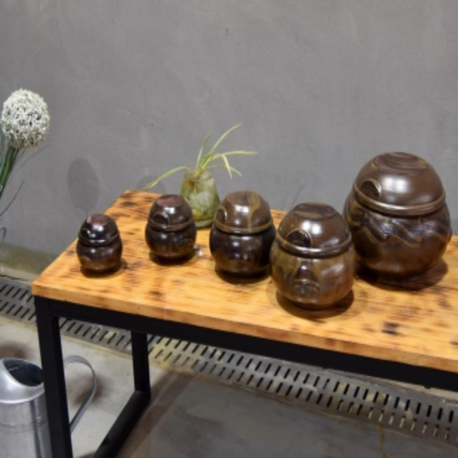 미니옹기화분 7x7cm 고추장통 양념단지