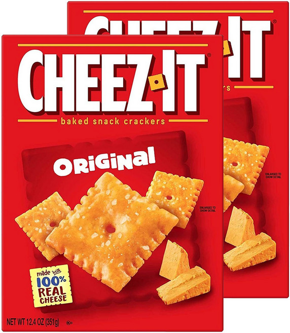 치즈잇 베이크드 스낵 크래커 오리지널, 351g, 2개