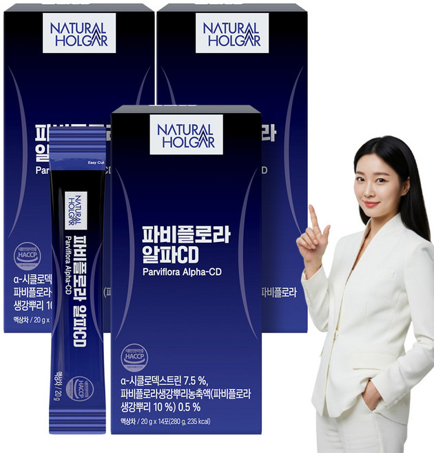 네츄럴올가 칼로마이 파비플로라 알파CD 액상 식약처 인증, 42개, 20g