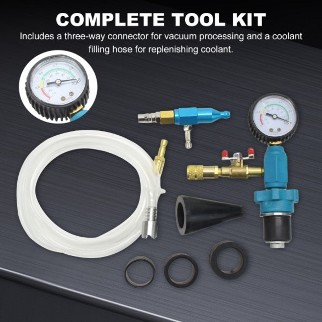 라디에이터 냉각 시스템 진공 퍼지 보충 도구 키트 자동차 퍼징, 01 China Mainland