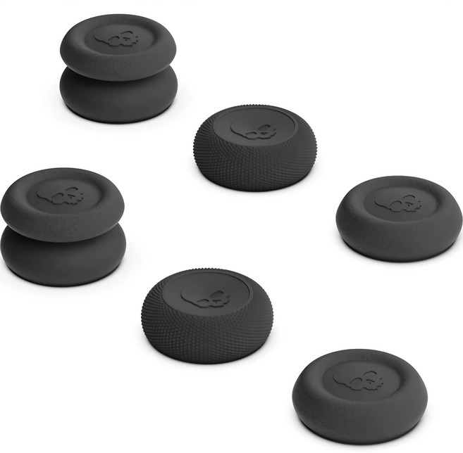 업마켓 스컬앤코 스팀덱 스틱커버 세트, 블랙, 1세트