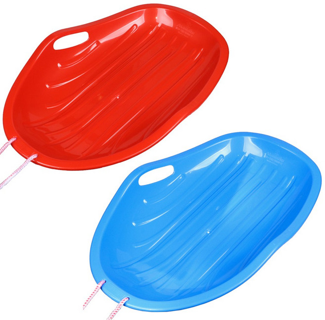 알라딘 눈썰매 1인용 눈놀이 국내제작, 레드, 1개