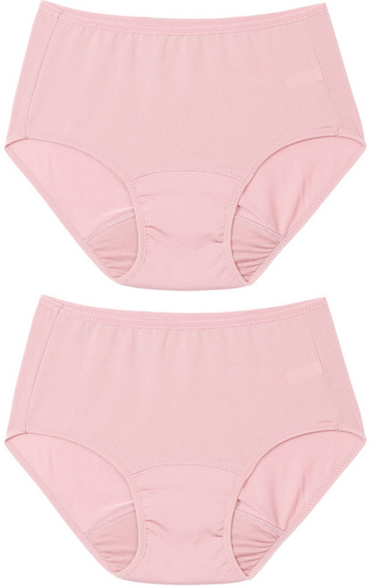 미미캐츠 국산 인견 요실금 팬티 2매 더 커진 방수패드 시원한 착용감 빅사이즈 가능 요실금 여성팬티 2매 P-392