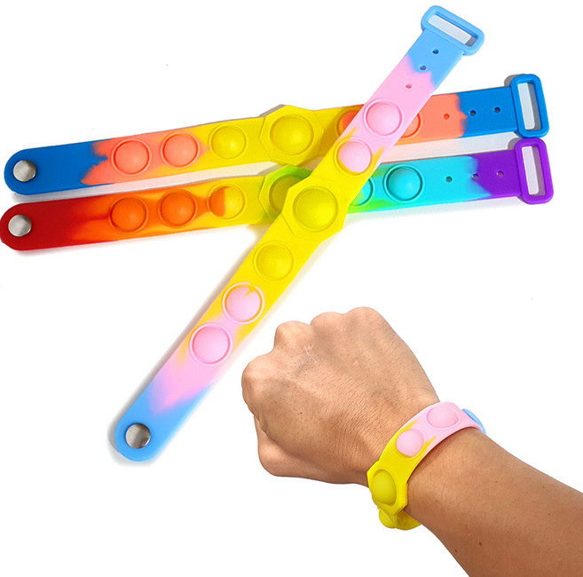 촉감 청각 만족 피젯 푸쉬팝 팝잇 종합 선물, C시계 C푸쉬팝C2개