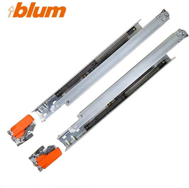 [철물공장] blum 블룸 댐핑 언더레일 완전일출, 1개, 250mm(30kg)