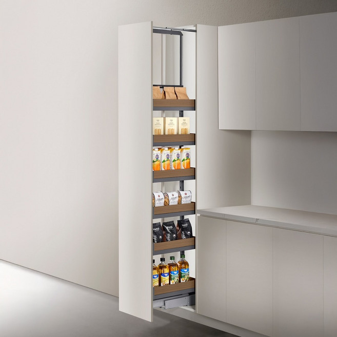 미라니홈 튜티 에덴 300/400 6단 팬트리롤 키큰장 인출식 주방 슬라이딩 망장, 300