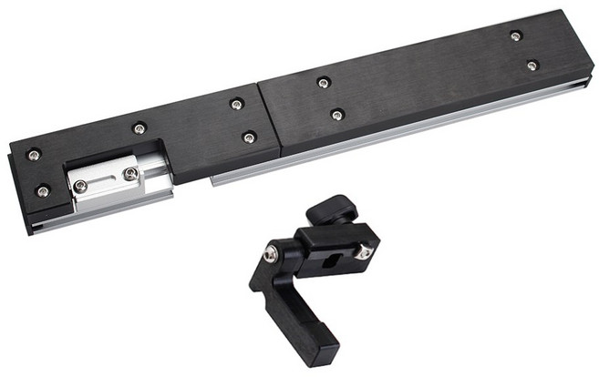 트랙 스톱 테이블 톱 라우터 마이터 게이지 톱질 어셈블리 각도 눈금자 DIY 목공 도구, 450mm 및 스토퍼, 1개