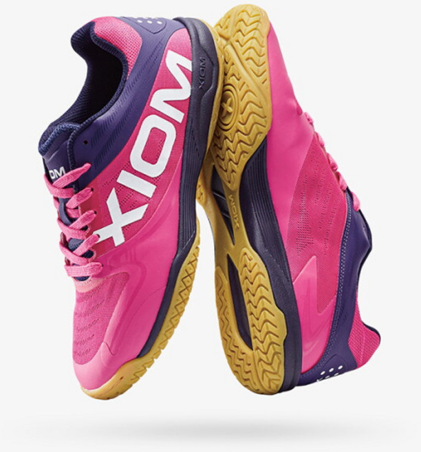 엑시옴 XIOM 이그레 IGRE 마젠타 탁구화 경기화 기능성 신발 탁구용품 인도어 슈즈 운동화