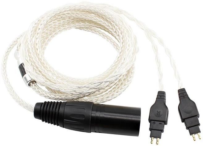 Youkamoo Sennheiser HD650 HD600 HD580 HD660S HD660S2 HD58X Massdrop HD6XX 헤드폰과 호환되는 4핀 XLR 밸, 6.5 feet (2m)