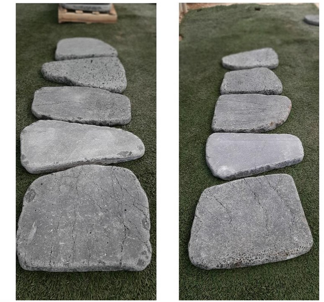 [레드조경] 현무암 굴림 디딤석 30cm ~ 55cm, 15kg, 10개