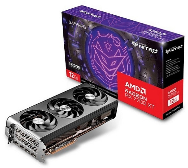 [SAPPHIRE] 라데온 RX 7700 XT NITRO+ OC D6 12GB