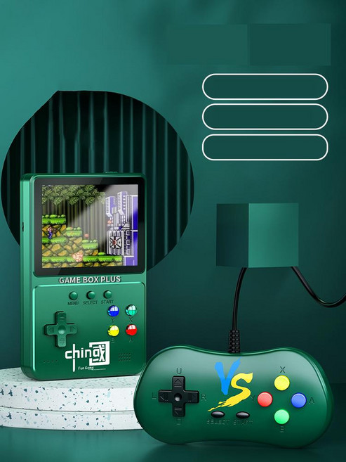 레트로 게임기 R36S 월광보합 휴대용 미니 안드로이드 게임기, 7. 2024 1인용 레드, 중국, 기본 구성