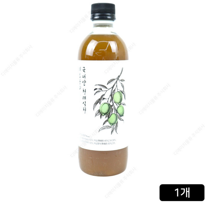 이보은의 국내산 청매실청 (570g x 1병) 수제 자연발효 숙성 매실엑기스, 1개, 420g
