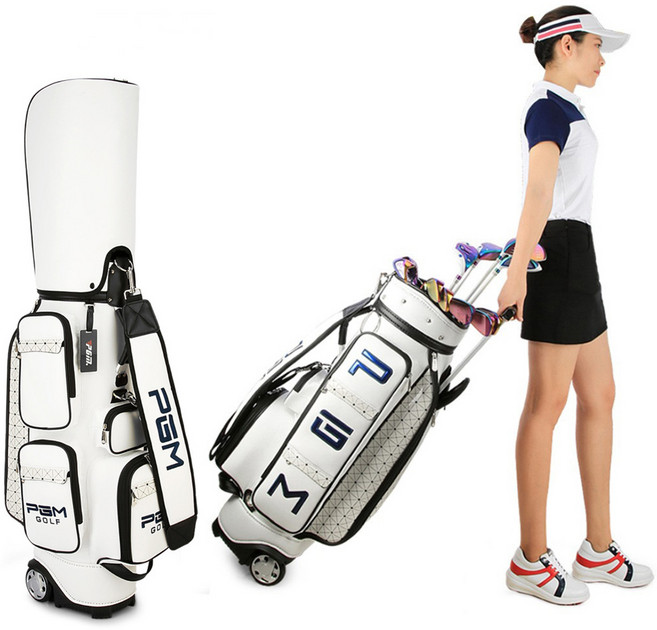PGM 여성 캐디백 바퀴달린 골프가방 바퀴형 골프백