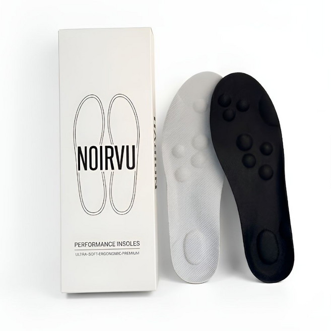 느와르부 소프트 클라우드 인솔 기능성 깔창 1+1 세트 (그레이+블랙), 1개