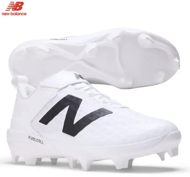 뉴발란스 퓨얼셀 PL4040 W8 포인트화 야구화 화이트