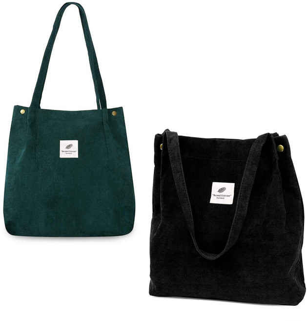 HOSTK 코듀로이 캔버스 백 2개