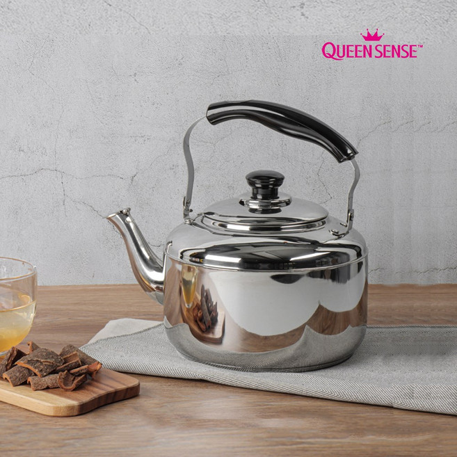 퀸센스 하모니 3중바닥 스텐 인덕션 휘슬 주전자 2리터, 2L, 1개, 스텐레스