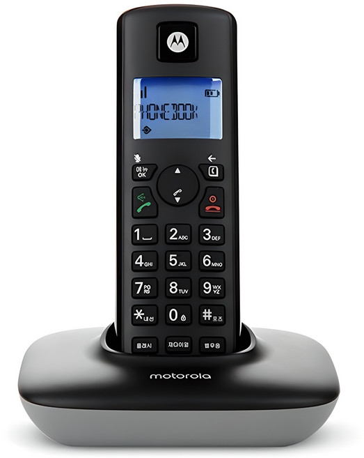 모토로라 무선 전화기 T401A+, T401A+(블랙)