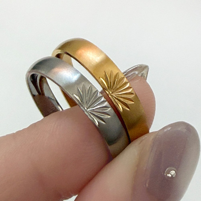 VARAM 솔라리스 반지 써지컬 316L 스틸