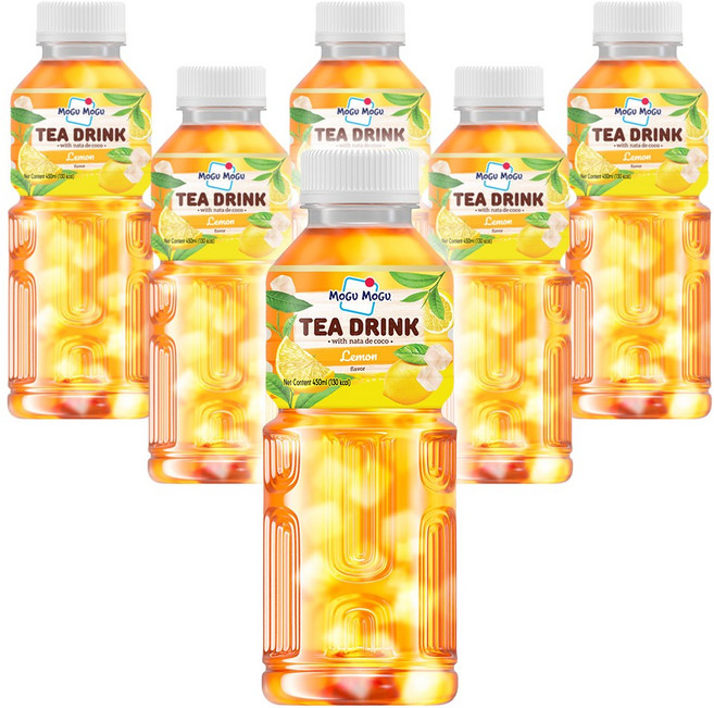 모구모구 티드링크 위드 나타데코코 레몬맛, 6개, 450ml