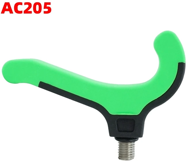 Hirisi 잉어 낚싯대 레스트 헤드 플라스틱 그리퍼 버즈 바 및 낚시 알람 낚싯대 거치대 낚시 액세서리 AC, 1개