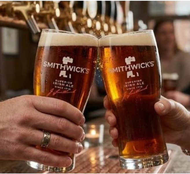 스미딕맥주잔 smithwick's beer glass, 1개