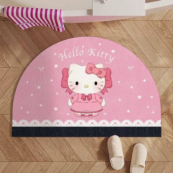 란틴 욕실 발매트 빨아쓰는 규조토 미끄럼방지매트 화장실 앞 발매트 주방 발매트 미끄럼방지 패드 고깔모자, 1개, 핑크색