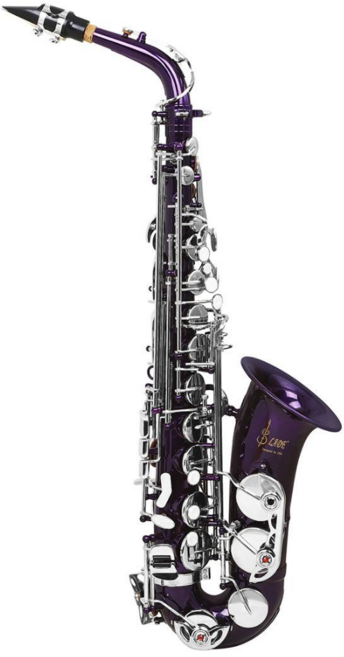 슬레이드 알토 색소폰 Eb키 SLADE 색소폰 명가, 1개, 퍼플 에디션, 알토 Eb톤