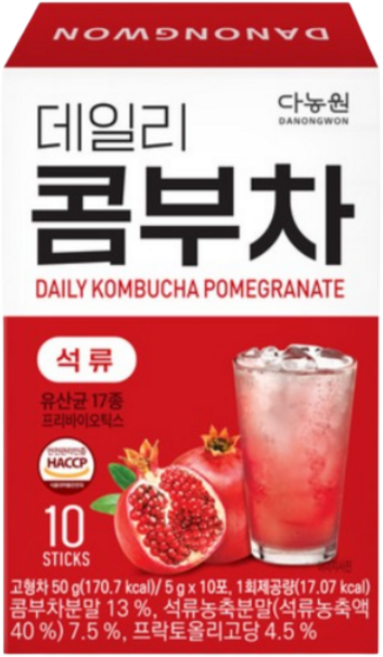 다농원 데일리 콤부차 석류, 5g, 10개입, 1개