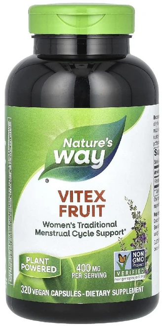 네이처스웨이 바이텍스 푸룻트 Vitex Fruit 400mg 베지캡슐 320정, 1개 - 쿠팡