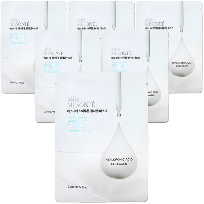 메소니에 히알루론 콜라겐 마스크팩 23ml, 60개, 1개입