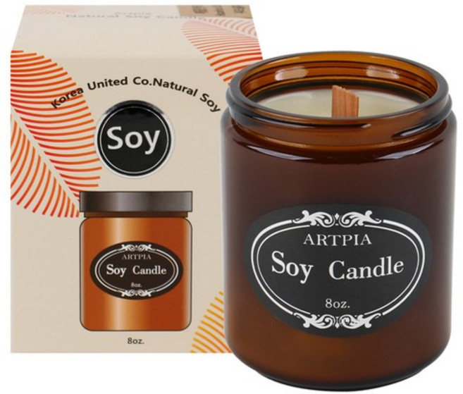 소이 향초.소이 캔들 헤즐럿커피 210g, 1개