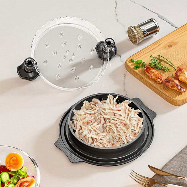 쇼가트 닭가슴살 찢는 슬라이서 고기 슬라이스, 1개, 블랙