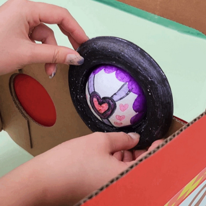 종이 박스 자동차 만들기 자동차극장 교통 놀이 DIY 키트 미아아트, 부릉부릉 미니 운전대만, 1개