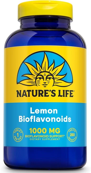 네이쳐스라이프 바이오플라보노이드 1000mg 타블렛, 1개, 250정 - 쿠팡