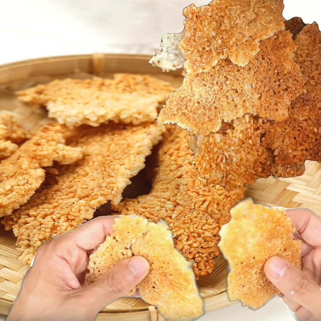 옛날 수제 국산 구수한 누룽밥 누룽지 솥뚜껑 누렁지 얇은 잡곡 숭늉 백미, 1개, 1.5kg