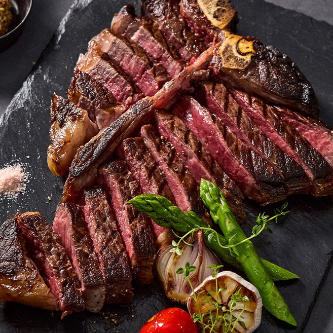 예담우 한우 프리미엄 드라이에이징 캠핑 티본 스테이크 구이용 300g, 1개