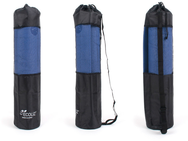 에코리즈 국산 요가매트 가방 4~8mm, 블랙