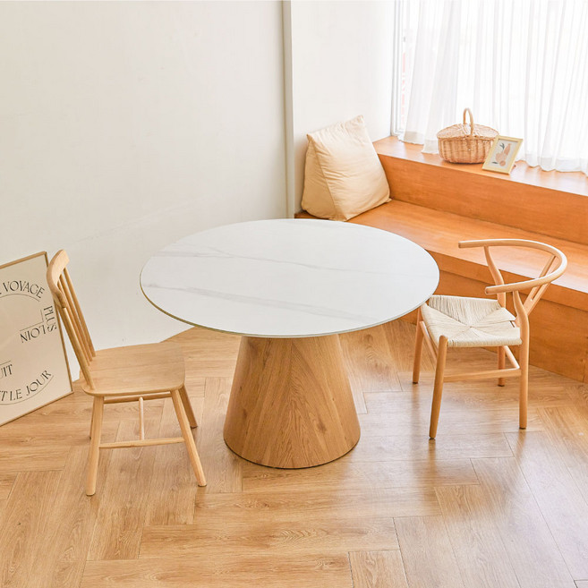 모나레 4인용 6인용 원형 세라믹식탁 테이블 1200 인테리어가구