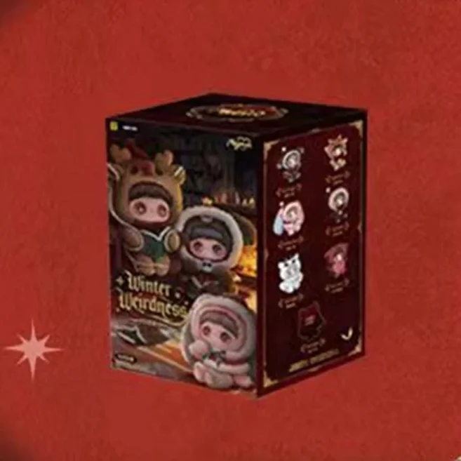 쿠쿠스토어 새로운 메이메이 겨울 크리스마스 서프라이즈 블라인드 박스 귀여운 인형 장식 펜던트 미스터, 01 Random 1pcs