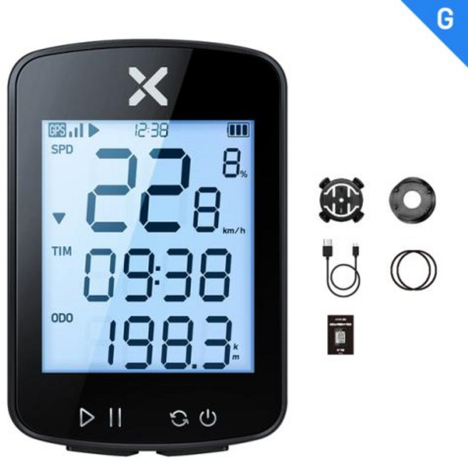 자전거 속도계 마운트 버전 컴퓨터 세대 사이클링 무선 트래커 주행 거리계 도로, 1) G2, 1세트