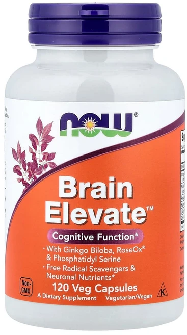 나우푸드 Brain Elevate 베지 캡슐 120정, 1개 - 쿠팡