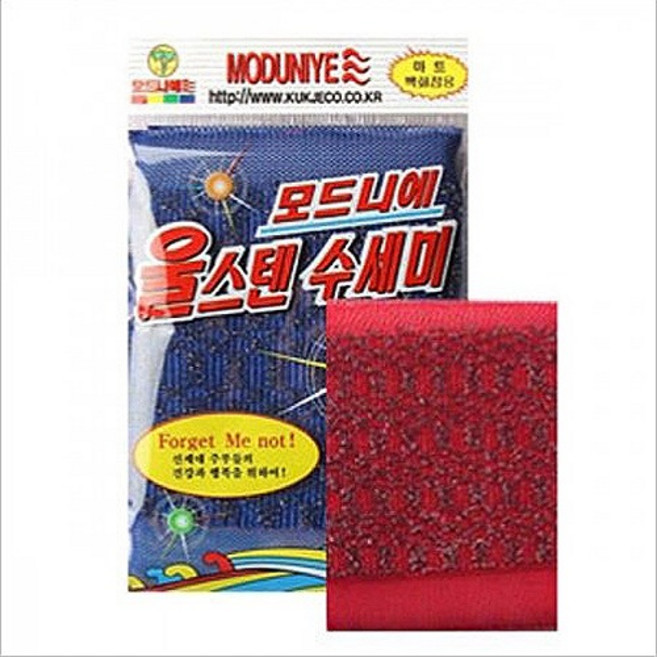 모드니에 다목적 주방 욕실 울스텐 철 수세미 1p, 1개