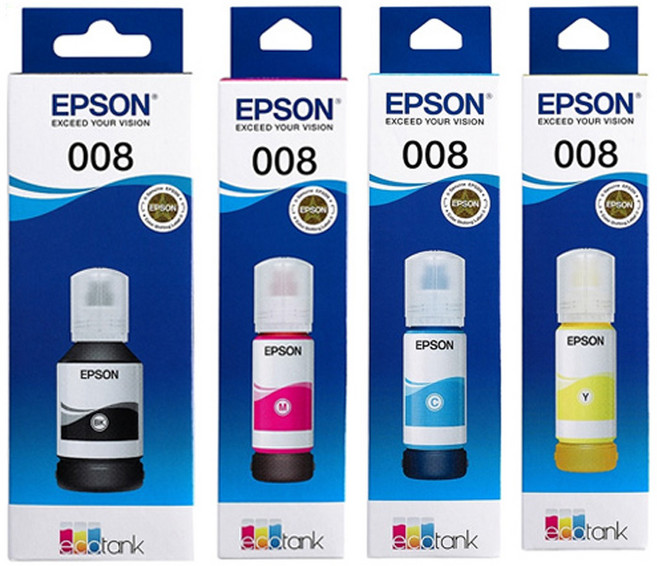 EPSON 墨瓶 T06G(008) 四色組 適用L15160 L6490 色彩鮮明 環保配方墨水, 1套, 4色