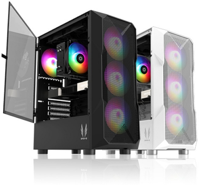 [3RSYS] R200 [미들타워] [블랙], 단품, 1